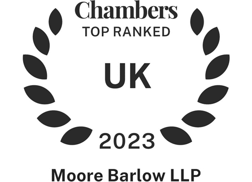 Moore Barlow LLP Top Ranked CHAMBERS UK 2023