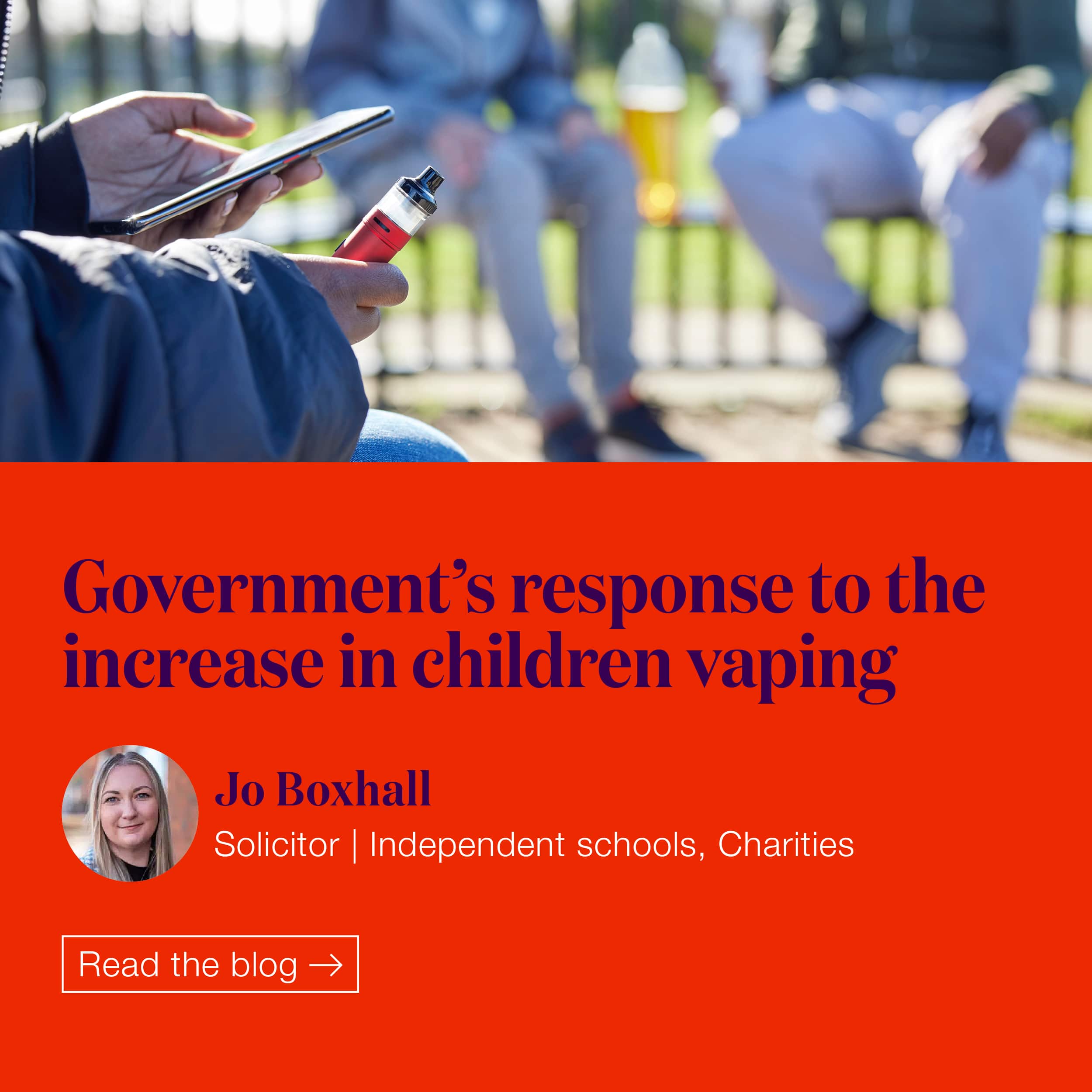 Government announced measures to combat the increase in children vaping ...