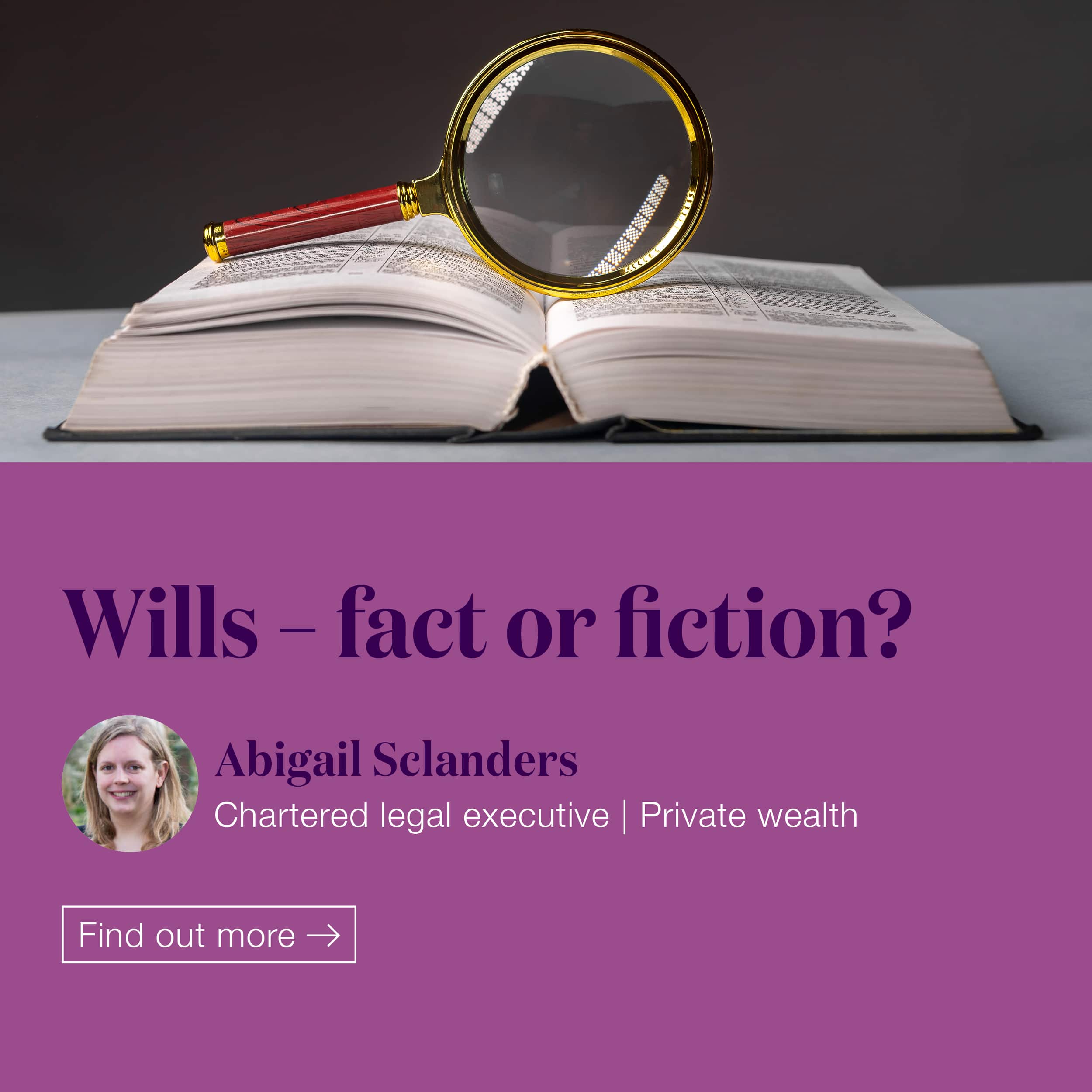 Wills – Fact or Fiction? - Moore Barlow LLP