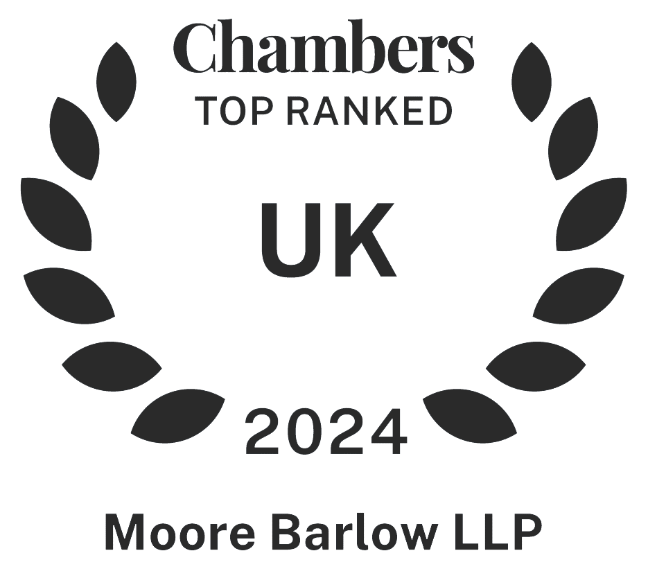 Moore Barlow LLP Top Ranked CHAMBERS UK 2024